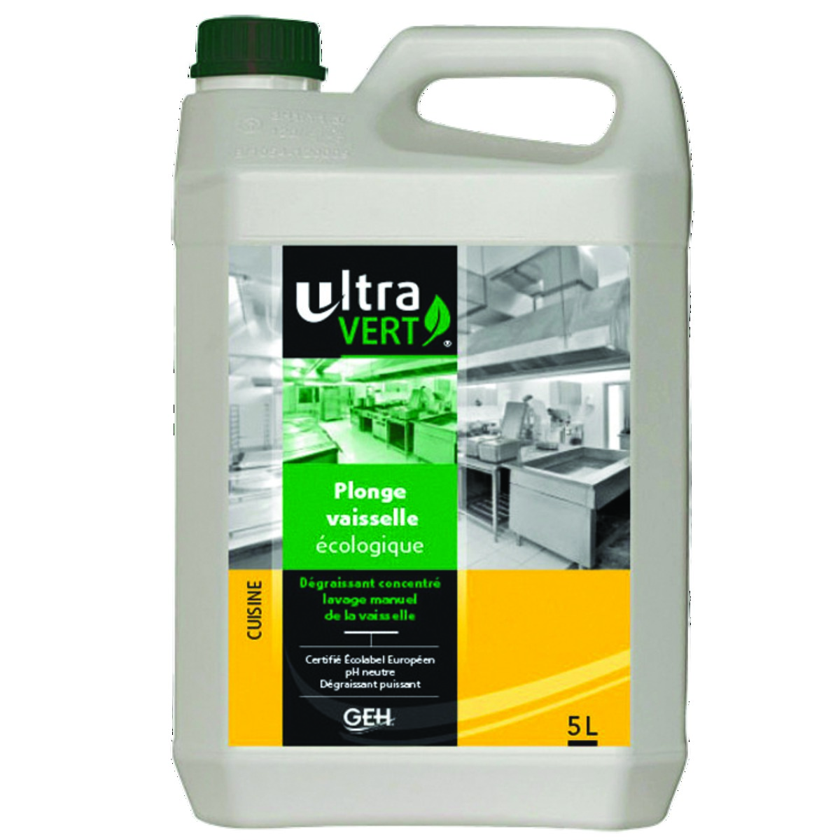 Liquide plonge vaisselle - Ecolabel - 2x5L - ULTRAVERT Liquide plonge vaisselle - Ecolabel - 2x5L - ULTRAVERT