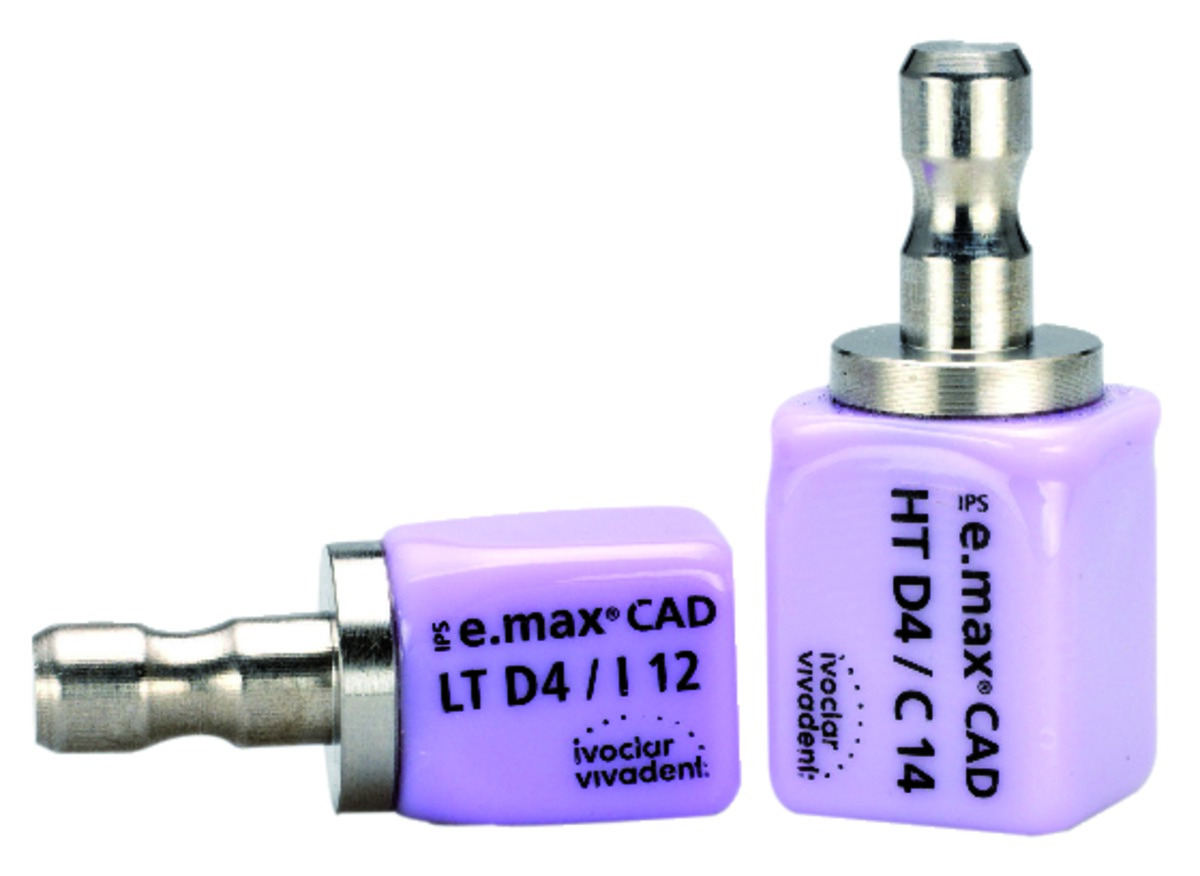 IPS e.max CAD IVOCLAR VIVADENT - Blocs HT - Teinte BL3 - Taille I12 - Boîte de 5 IPS e.max CAD IVOCLAR VIVADENT - Blocs HT - Teinte BL3 - Taille I12 - Boîte de 5