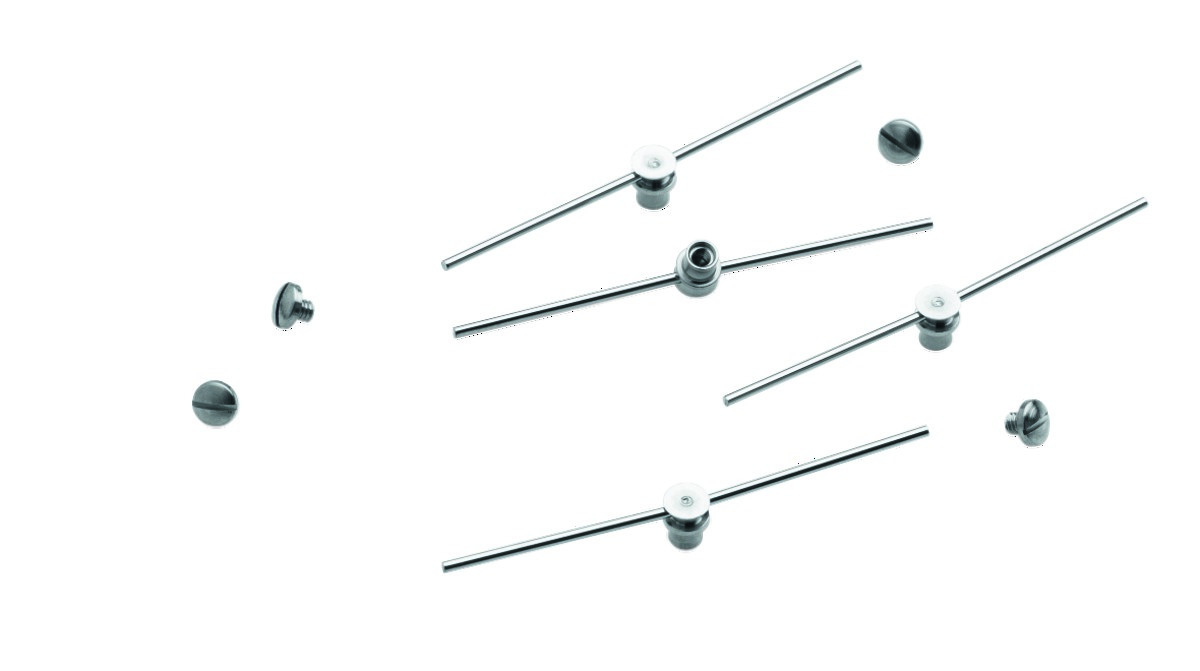 Bielles 44 avec vis SCHEU-DENTAL - Les 4 pivots de fixation