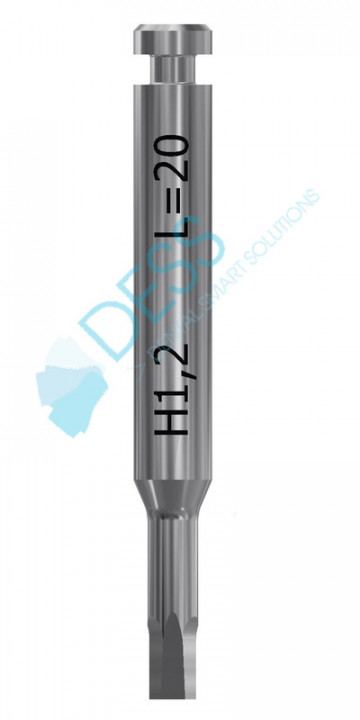 Tournevis 20mm tête hexagonale 1,20mm Tournevis 20mm tête hexagonale 1,20mm