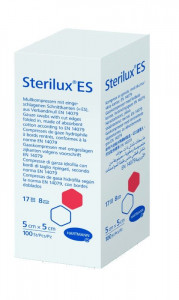 Compreses Stérilux ES HARTMANN - Non stériles - 5x5cm - Boîte de 100