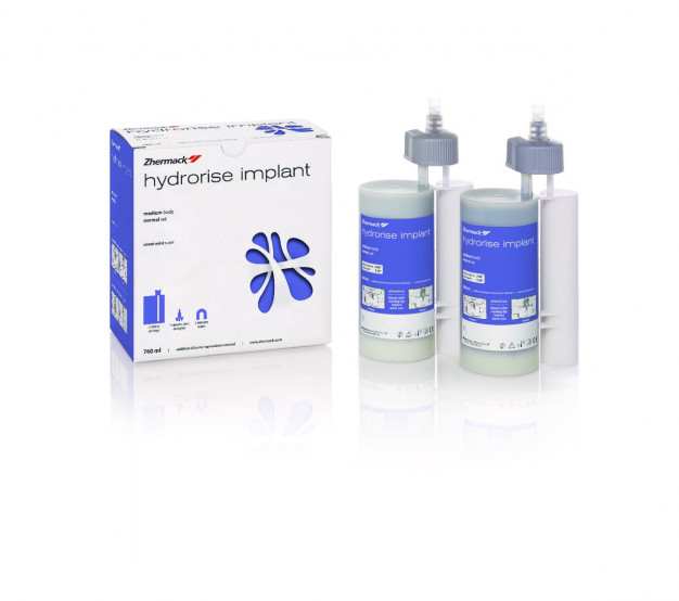 Hydrorise Implant ZHERMACK - Light Body - Boîte de 2x50 ml Hydrorise Implant ZHERMACK - Light Body - Boîte de 2x50 ml