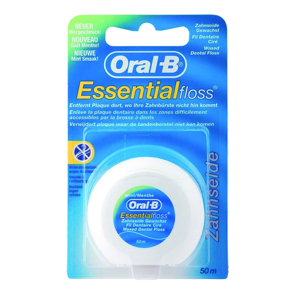 Fil dentaire Essential Cire mentholée ORAL B Fil dentaire Essential Cire mentholée ORAL B