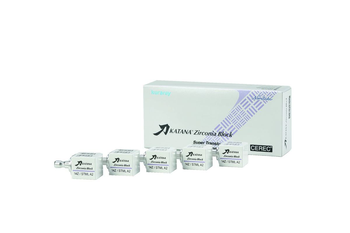 Katana Zirconia KURARAY - Blocs STML - Taille 12Z - Teinte B3 - Boîte de 2 Katana Zirconia KURARAY - Blocs STML - Taille 12Z - Teinte B3 - Boîte de 2