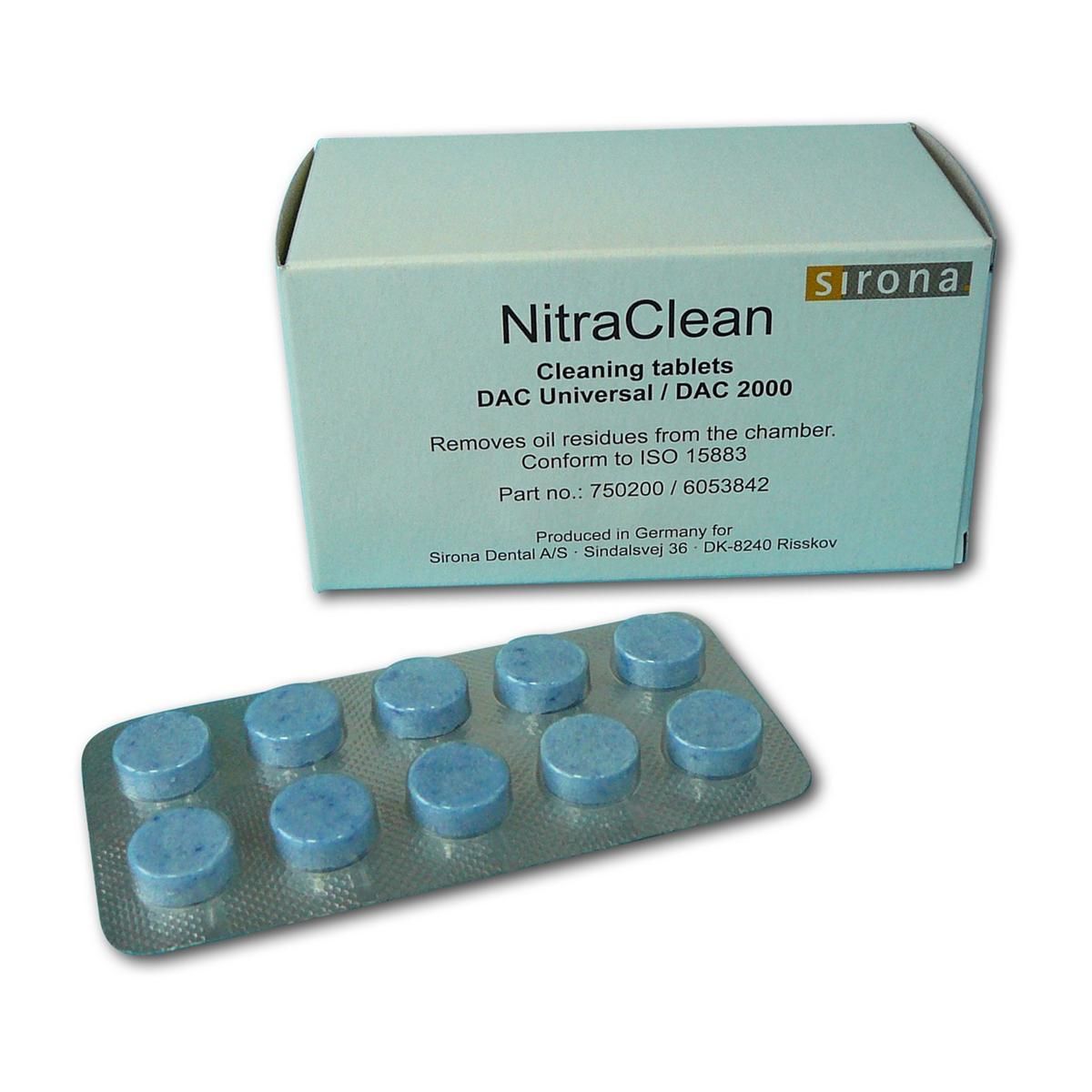 Pastilles NITRAclean pour Dac Universal x50 DENTSPLY SIRONA Pastilles NITRAclean pour Dac Universal x50 DENTSPLY SIRONA