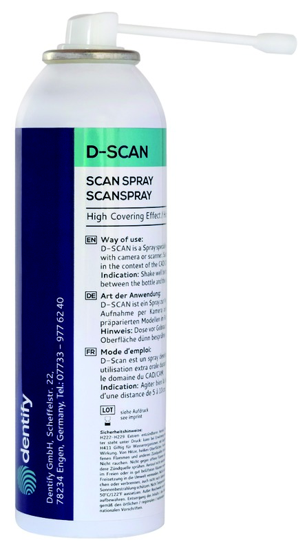Spray de scannage D-SCAN 200ml DENTIFY