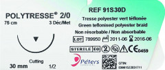 Polytresse PETERS SURGICAL - 91S20H - Boîte de 36