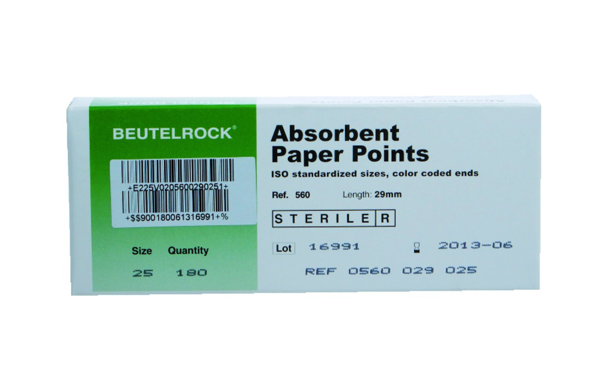 Pointes papier stériles ISO DENTSPLY SIRONA - 2% - n°80 - Boîte de 180 Pointes papier stériles ISO DENTSPLY SIRONA - 2% - n°80 - Boîte de 180