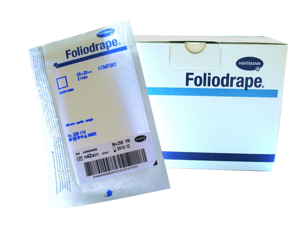 Essuie-mains stérile HARTMANN - Carton de 25 blisters Essuie-mains stérile HARTMANN - Carton de 25 blisters