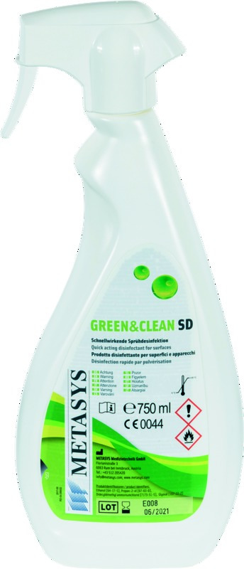 Flacon Pulvérisateur Vide 750ml Pr Green & Clean SD - METASYS Flacon Pulvérisateur Vide 750ml Pr Green & Clean SD - METASYS