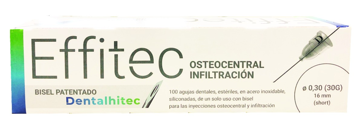 Aiguilles courtes 0.30 (30G) x 16mm - Boite de 100- EFFITEC DENTALHITEC Aiguilles courtes 0.30 (30G) x 16mm - Boite de 100- EFFITEC DENTALHITEC