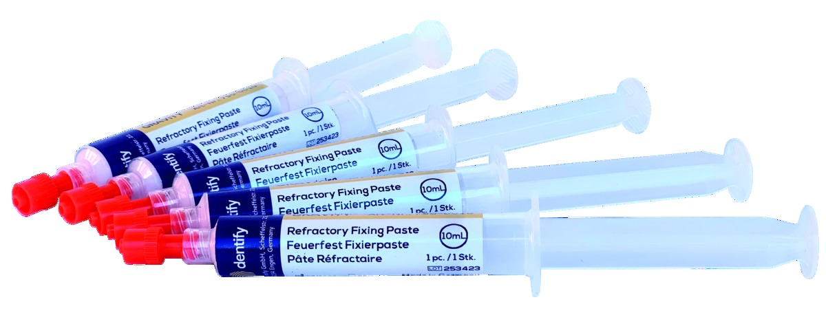 Pate refractaire pour fixation - seringue de 10ml - Dentify