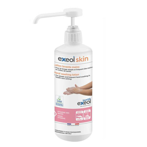 Exeol Skin lotion lavante mains Flacon 1L pompe ALKAPHARM Exeol Skin lotion lavante mains Flacon 1L pompe ALKAPHARM