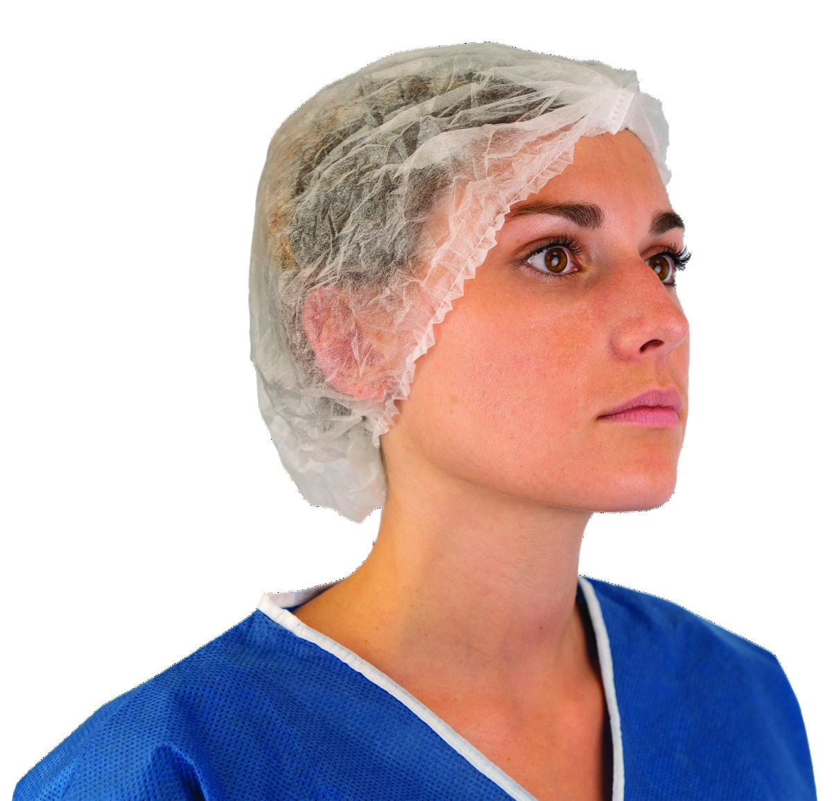 Charlottes clip blanches sans latex - boite de 200- Medicom Charlottes clip blanches sans latex - boite de 200- Medicom