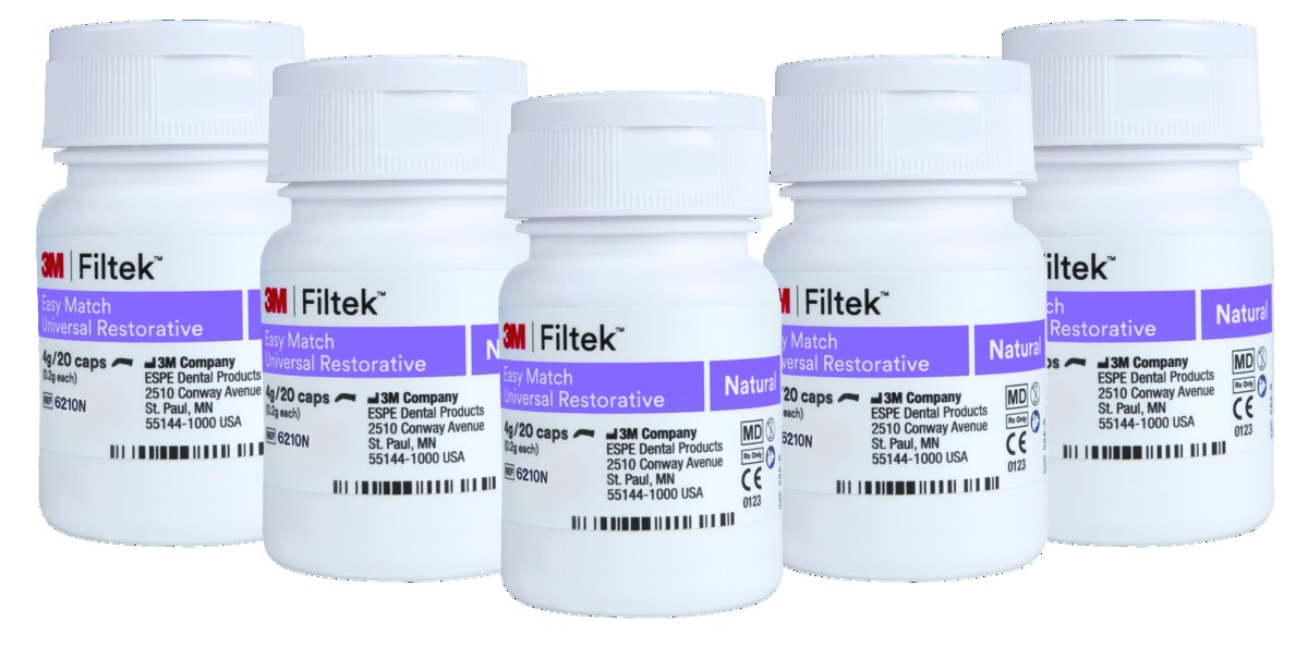 Filtek Easy Match Universal 3M - Value Pack, 6210, Naturelle, 0.2 g, Capsule, 20/BT, 5 T/BAG Filtek Easy Match Universal 3M - Value Pack, 6210, Naturelle, 0.2 g, Capsule, 20/BT, 5 T/BAG