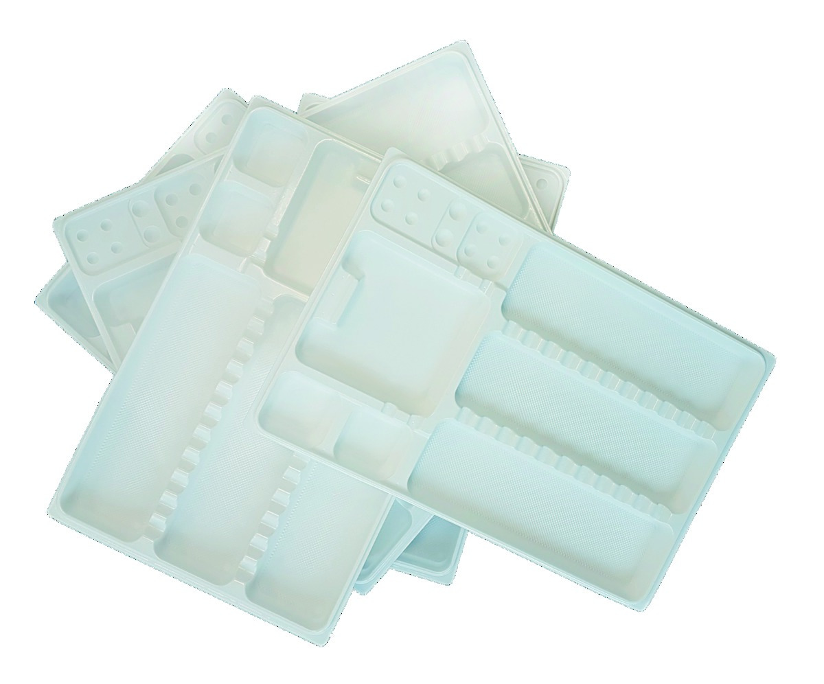 Plateaux jetables biodégradables MEDISTOCK - lot de 200 Plateaux jetables biodégradables MEDISTOCK - lot de 200