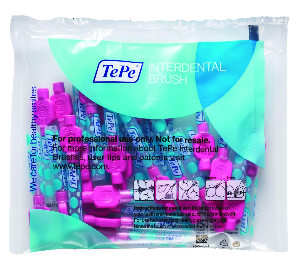 Brossettes Interdentaires Rose 0.4mm (25) TePe Brossettes Interdentaires Rose 0.4mm (25) TePe