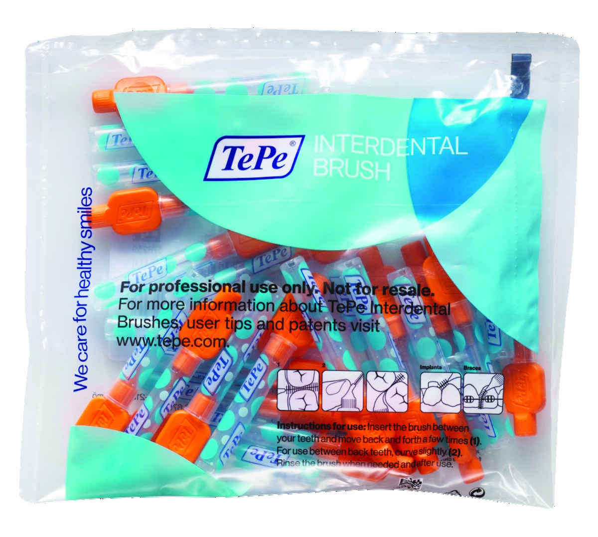 Brossettes Interdentaires Orange 0.45mm (25) TePe Brossettes Interdentaires Orange 0.45mm (25) TePe