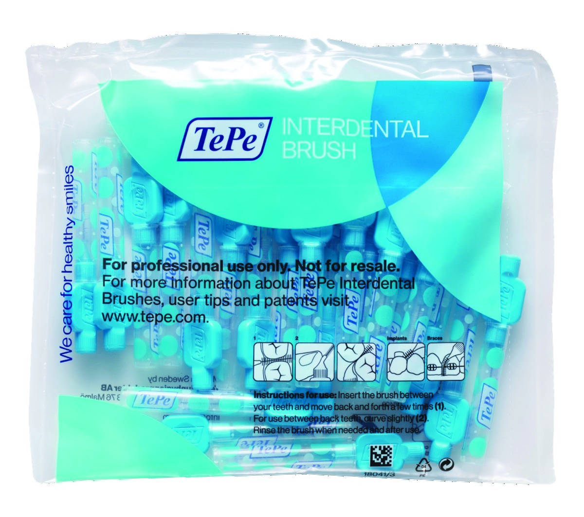 Brossettes Interdentaires Bleu 0.6mm (25) TePe Brossettes Interdentaires Bleu 0.6mm (25) TePe