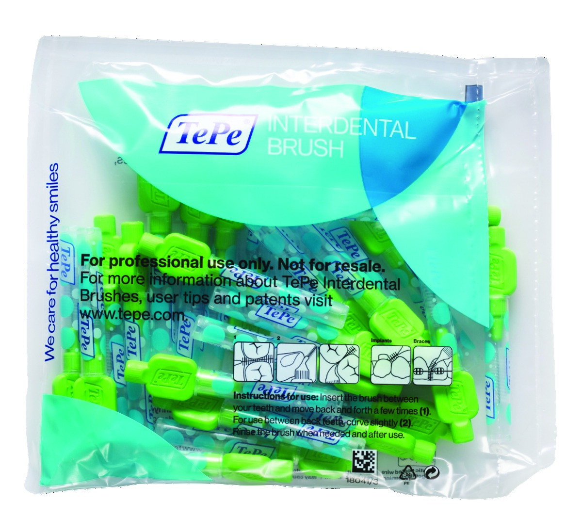 Brossettes Interdentaires Vert 0.8mm (25) TePe Brossettes Interdentaires Vert 0.8mm (25) TePe