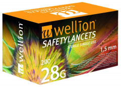 Auto-piqueurs Safety Lancet stériles 28G WELLION (200)