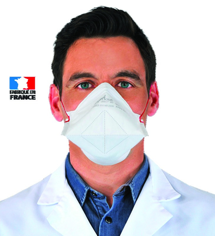Masques de protection FFP2 BioX® Biocide - Boîte de 50 - Paul Boyé Masques de protection FFP2 BioX® Biocide - Boîte de 50 - Paul Boyé