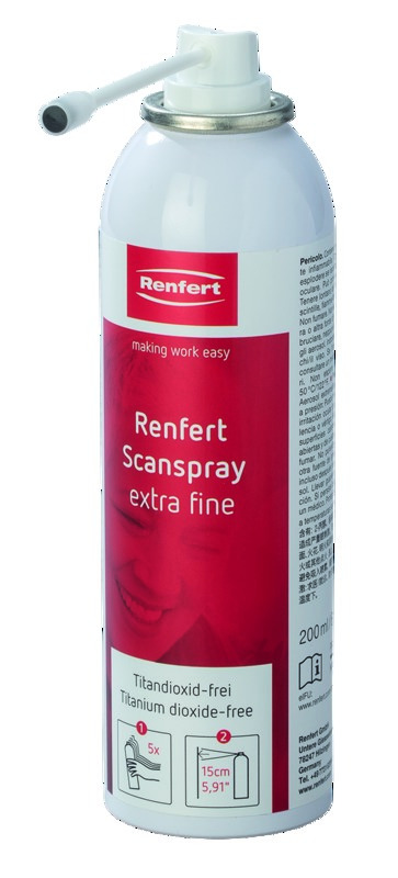 Scanspray extra-fin - Le spray 200 mL - RENFERT Scanspray extra-fin - Le spray 200 mL - RENFERT