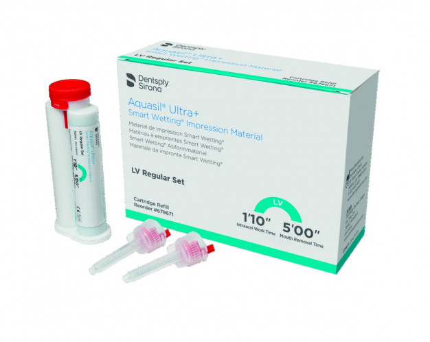 Aquasil Ultra+ LV -  4x50mL Regular Set - DENTSPLY SIRONA Aquasil Ultra+ LV -  4x50mL Regular Set - DENTSPLY SIRONA