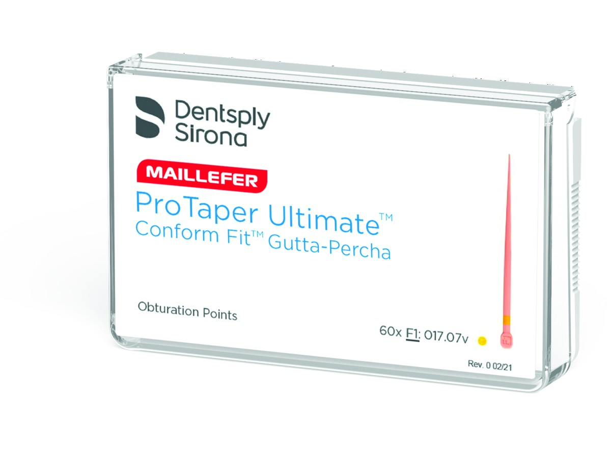 ProTaper Ultimate Conform Fit Gutta-Percha Points F1 (boîte de 60) Dentsply Sirona ProTaper Ultimate Conform Fit Gutta-Percha Points F1 (boîte de 60) Dentsply Sirona