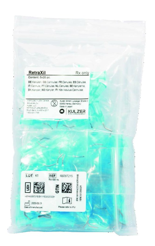 RetraXil Recharge Canules  5x20 pc Kulzer