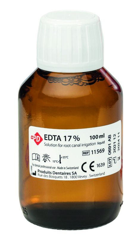 Solution chélatrice - EDTA 17 % - Produits Dentaires - Flacon 100 ml 