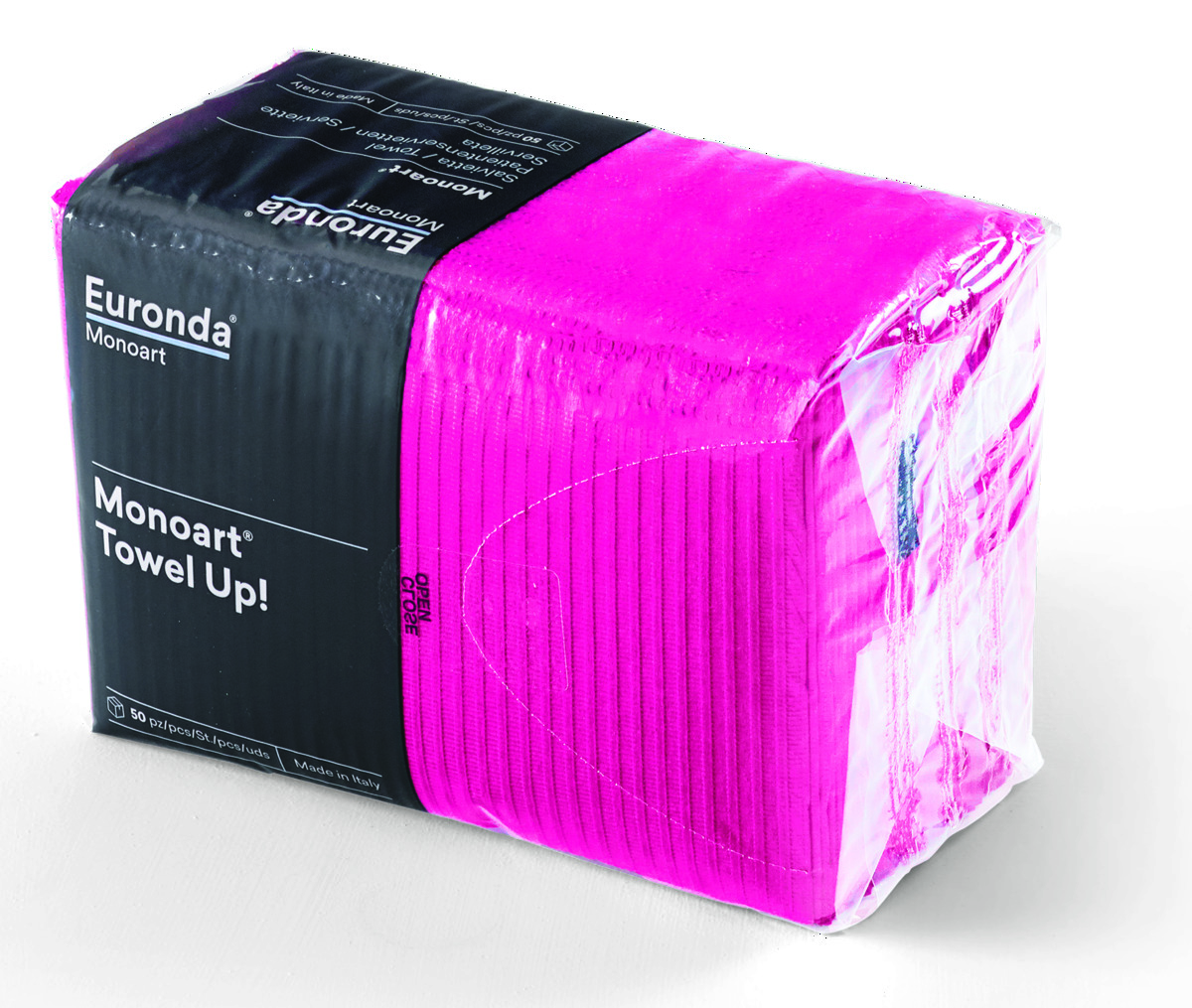 Serviettes Towel up Fushia - lot de 10x 50 - EURONDA Serviettes Towel up Fushia - lot de 10x 50 - EURONDA