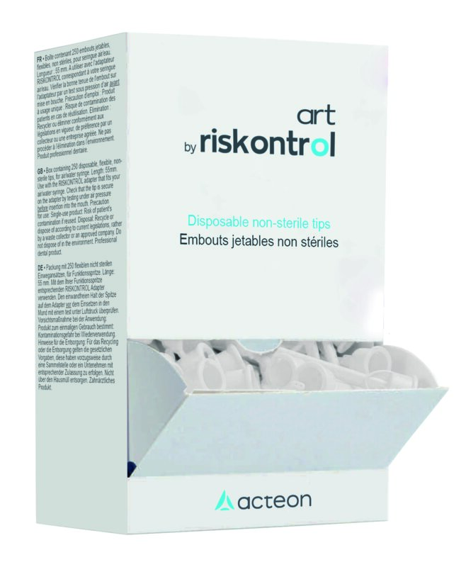 Embouts jetables - Riskontrol Art - Mint - Boîte de 250