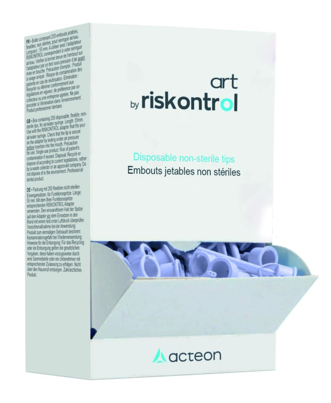Embouts jetables - Riskontrol Art - Cassis - Boîte de 250
