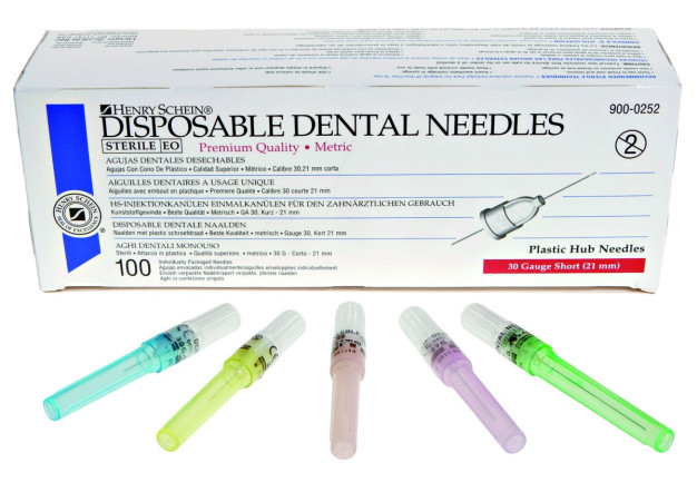 Aiguilles Périapicales HENRY SCHEIN - 27g - 0.4x25mm - Boîte de 100 Aiguilles Périapicales HENRY SCHEIN - 27g - 0.4x25mm - Boîte de 100