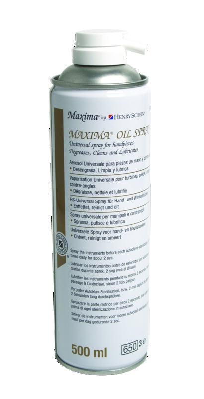 Spray Maxima Oil HENRY SCHEIN - Spray de 500ml Spray Maxima Oil HENRY SCHEIN - Spray de 500ml