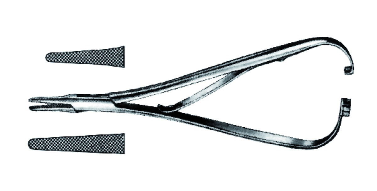 Porte-aiguilles HENRY SCHEIN - Pince de Mathieu 14cm Porte-aiguilles HENRY SCHEIN - Pince de Mathieu 14cm