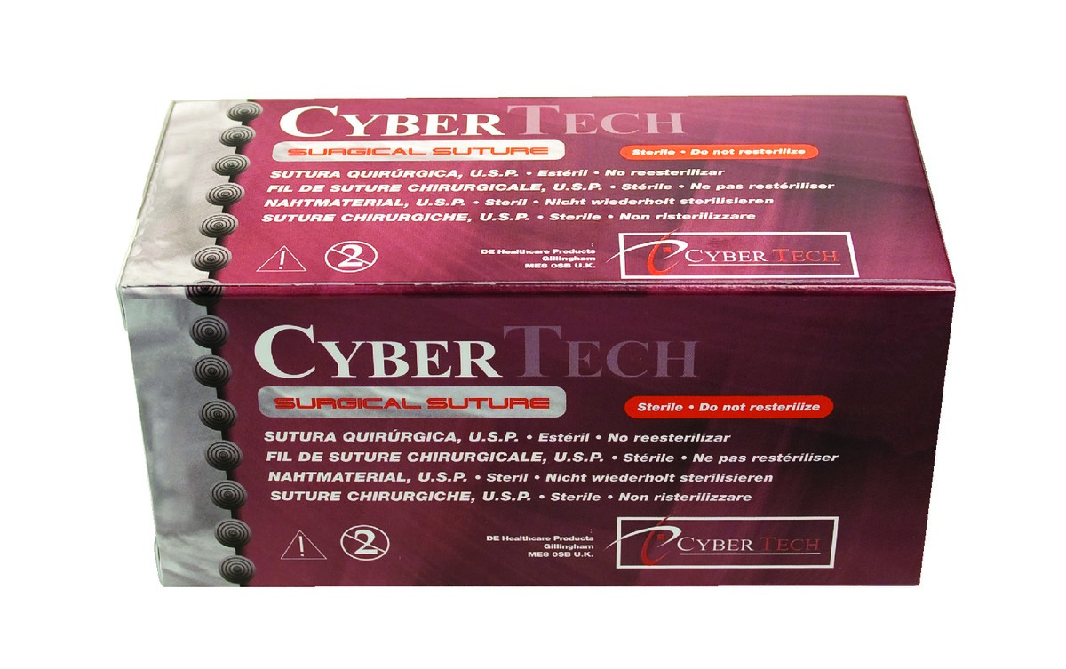 Fil de soie noire non-résorbable stérile CYBERTECH - 23mm - 3/0 - Boîte de 12 Fil de soie noire non-résorbable stérile CYBERTECH - 23mm - 3/0 - Boîte de 12