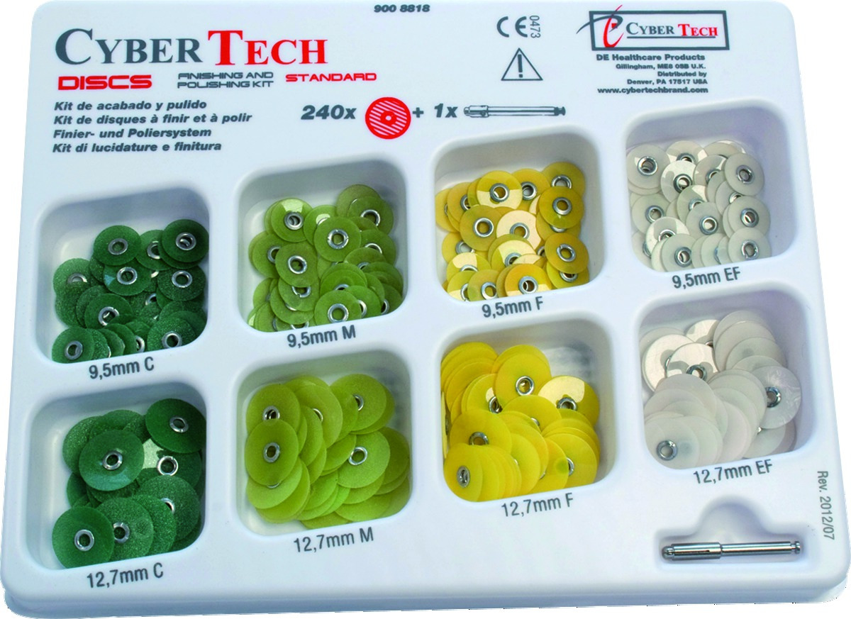 Disques à finir et à polir CYBERTECH - Coffret de 240 Disques à finir et à polir CYBERTECH - Coffret de 240