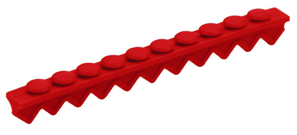 Barrettes silicone rouges pour cassette (x5) HENRY SCHEIN Barrettes silicone rouges pour cassette (x5) HENRY SCHEIN