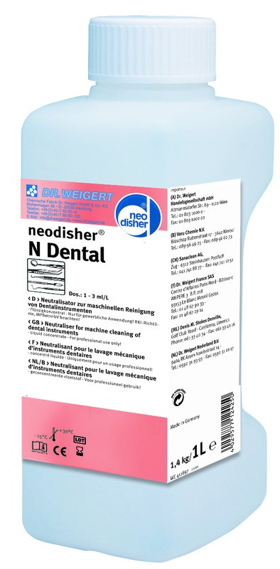 Liquide Neodisher N Dental Dr WEIGERT - Flacon de 1L Liquide Neodisher N Dental Dr WEIGERT - Flacon de 1L