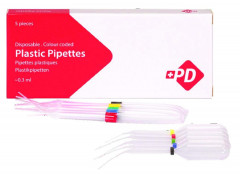 Pipettes plastiques PD - 0,3ml - Boîte de 5