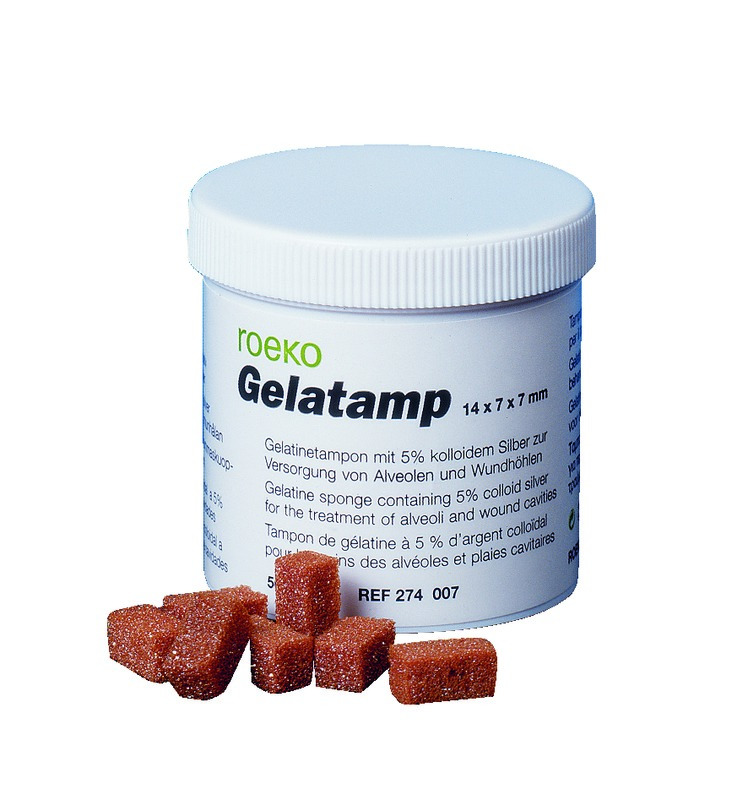 Gelatamp Eponges Hémostatique - Boîte de 50 - ROEKO Gelatamp Eponges Hémostatique - Boîte de 50 - ROEKO