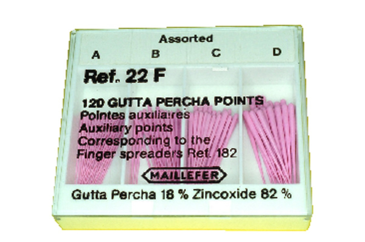 Pointes de gutta DENTSPLY SIRONA - C - Boîte de 120 Pointes de gutta DENTSPLY SIRONA - C - Boîte de 120