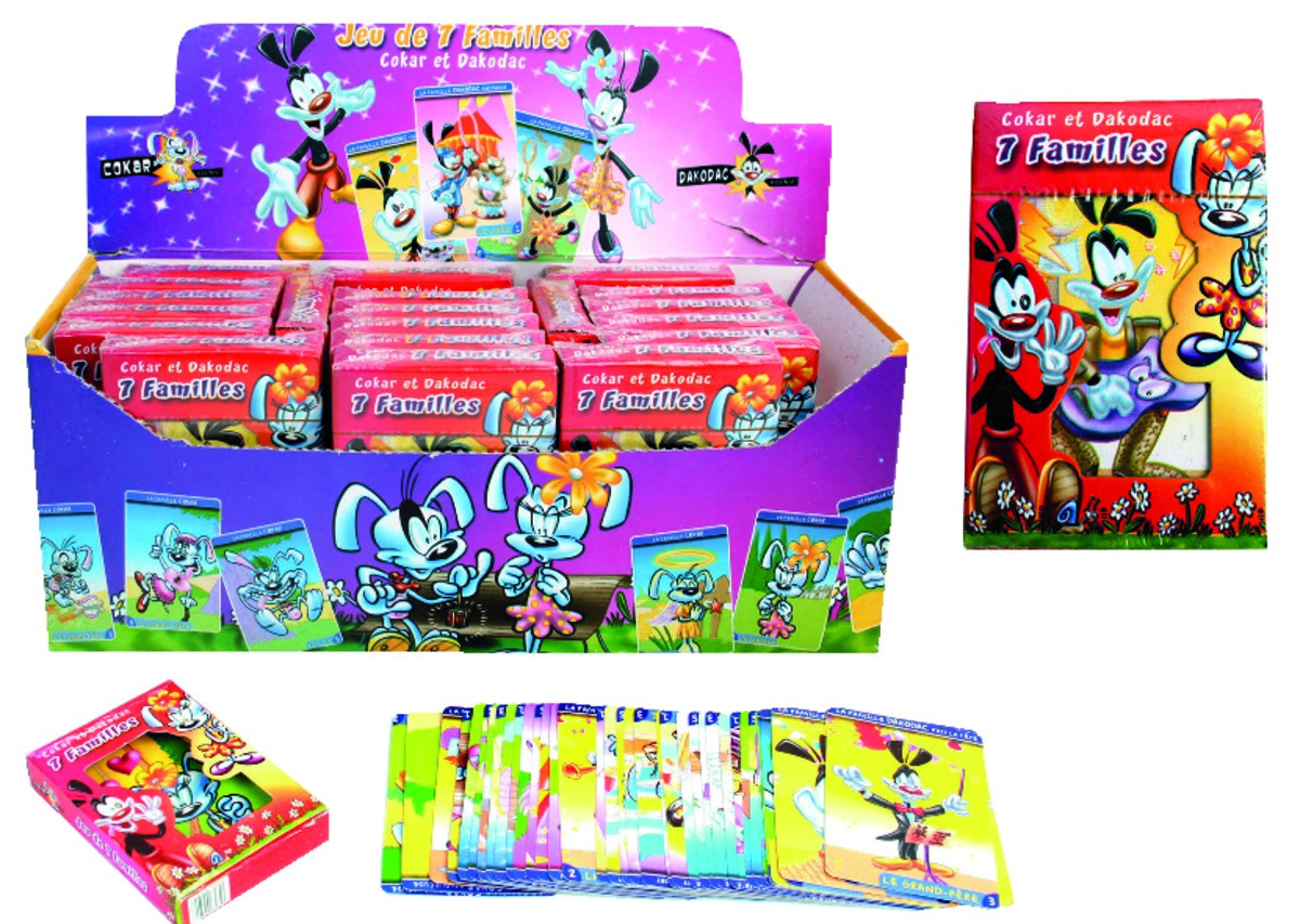 Jeux des 7 familles CASH NORMANDIE - Lot de 24 Jeux des 7 familles CASH NORMANDIE - Lot de 24