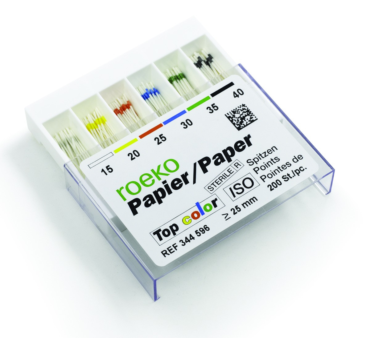 Pointes Papier Top Color ROEKO - n° 15 - Boîte de 200 Pointes Papier Top Color ROEKO - n° 15 - Boîte de 200