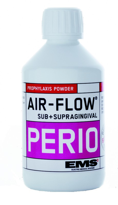 Poudre Air-Flow Perio EMS - Parfum Neutre - Lot de 4x120g Poudre Air-Flow Perio EMS - Parfum Neutre - Lot de 4x120g
