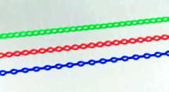 Chaînette élastique MASEL - Espacée - Transparente - Bobine de 4,5m