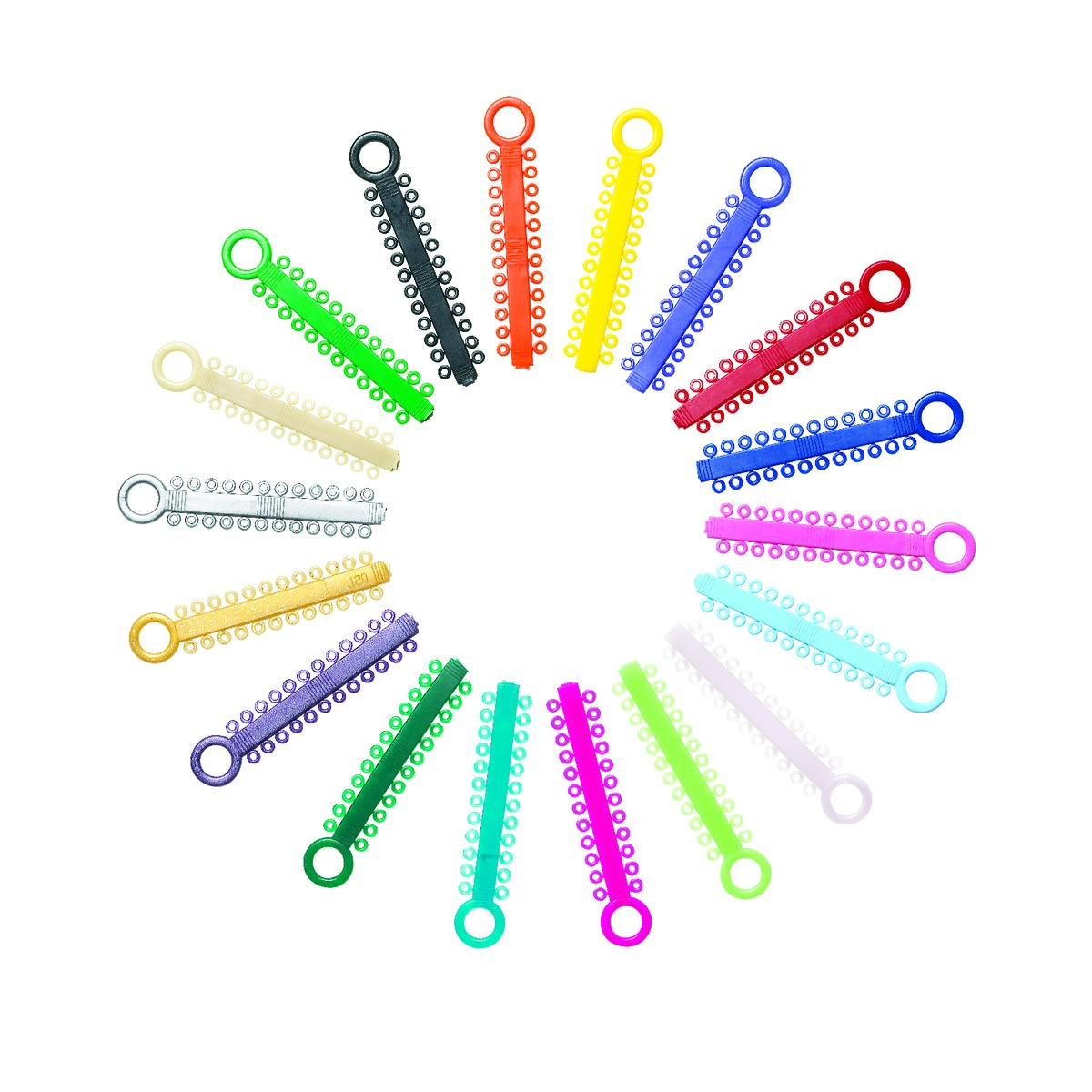 Module de ligature Unicycles sans latex MASEL - Vert - Lot de 42 x 24 Module de ligature Unicycles sans latex MASEL - Vert - Lot de 42 x 24