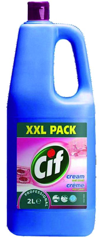 Crème Récurante - Javel - Flacon de 2L - CIF Crème Récurante - Javel - Flacon de 2L - CIF